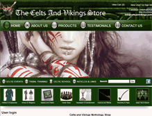 Tablet Screenshot of celtsandvikings.com